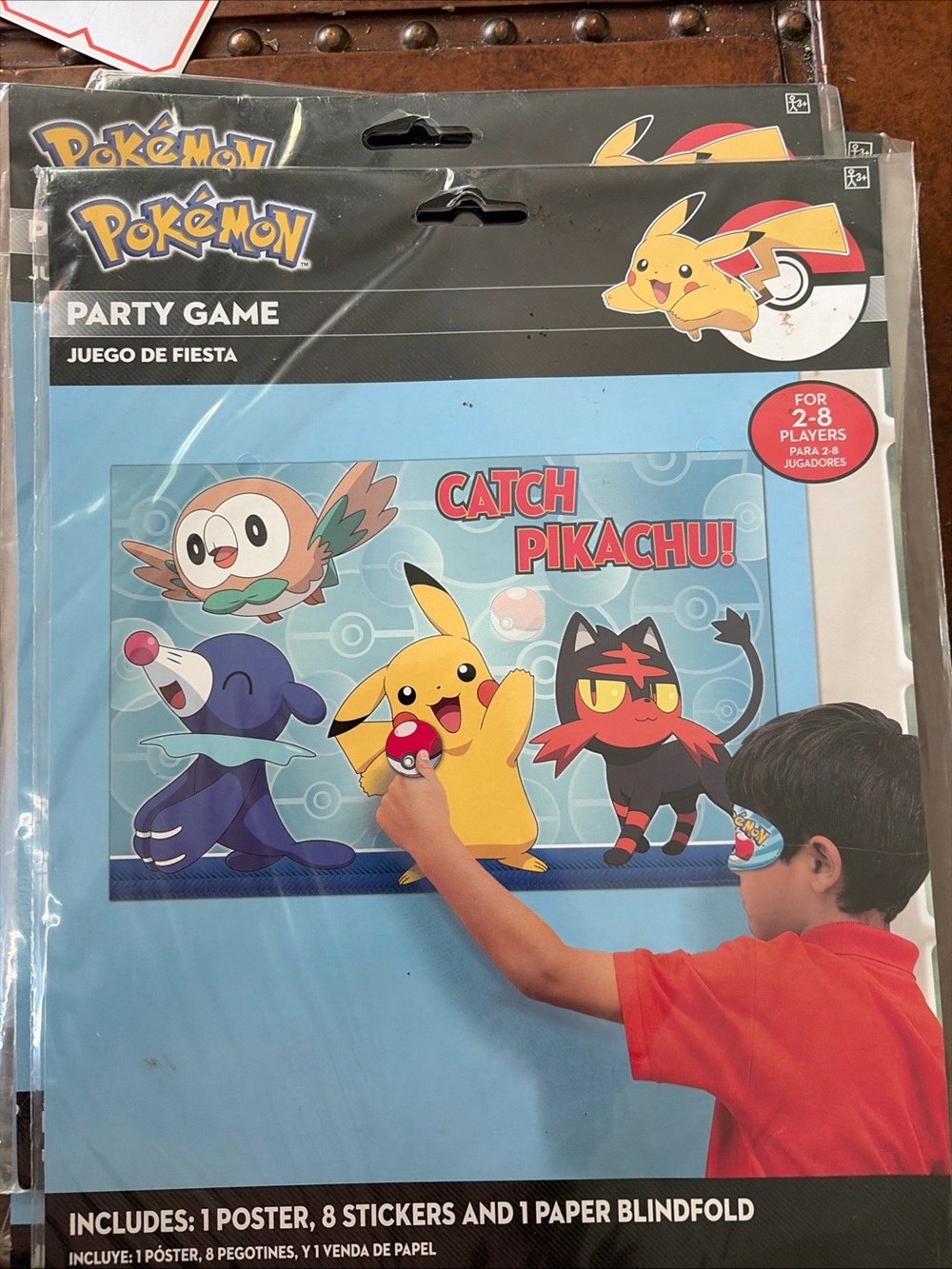 Pokémon Catch Pikachu! Party Game Poster 2 for $15